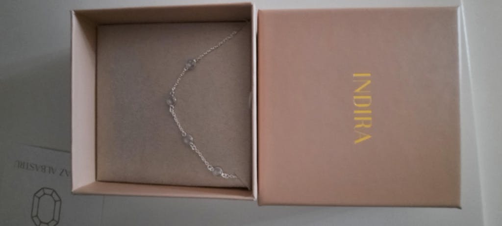 Brățară din argint Birthstone December - Topaz Albastru