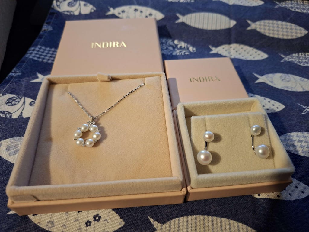 Cercei din argint Duo - Perle naturale