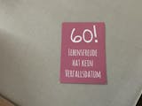 Einladung zum 60. Geburtstag: Lebensfreude hat kein Verfallsdatum