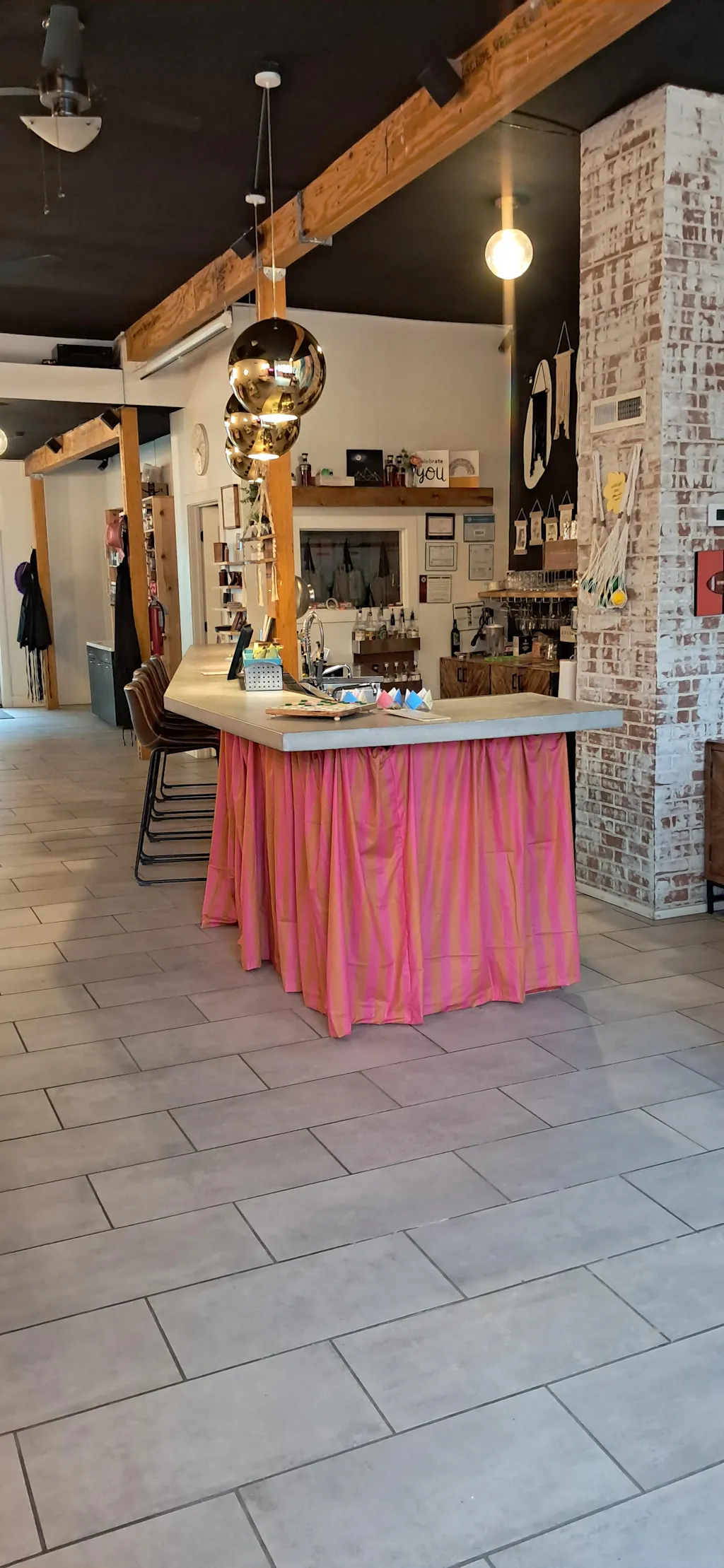 Screen Print ~ Cool Striped Pattern on Soft Cotton fabric