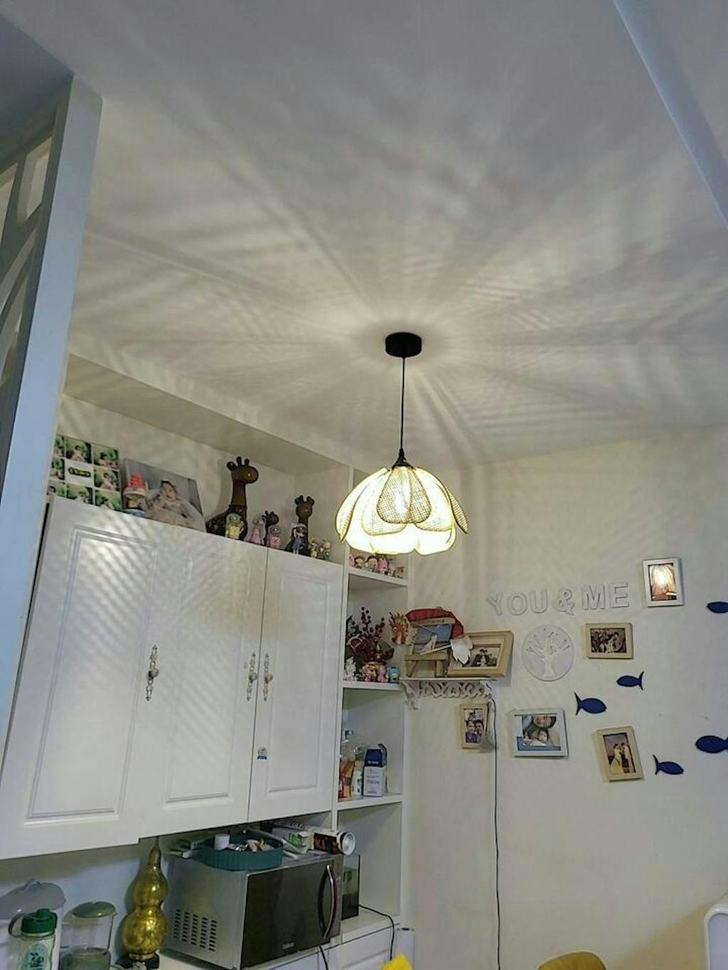 Cefalu Extra Large Petal Rattan Pendant Light