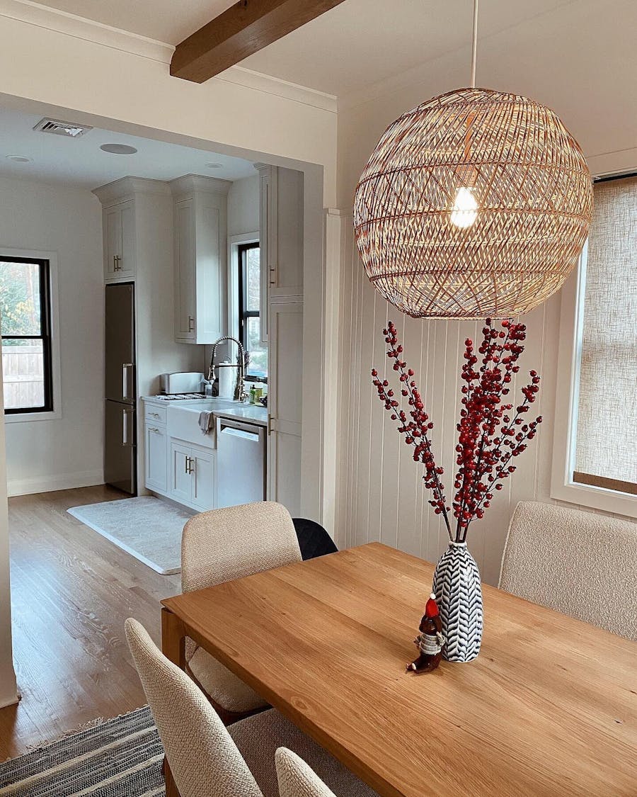 Summerland Round Rattan Pendant Light