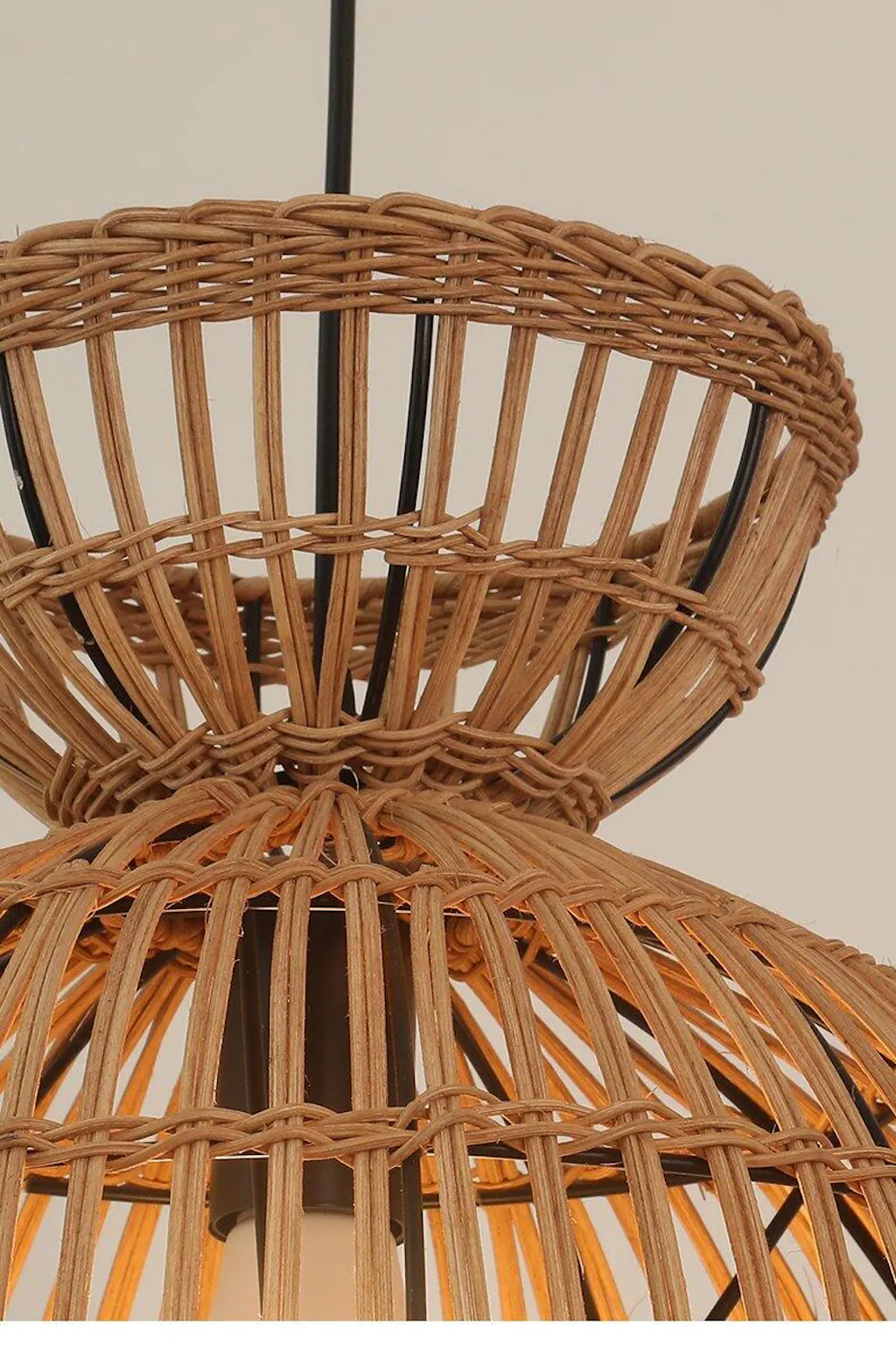 Boira II Rattan Pendant Light 16 Inches