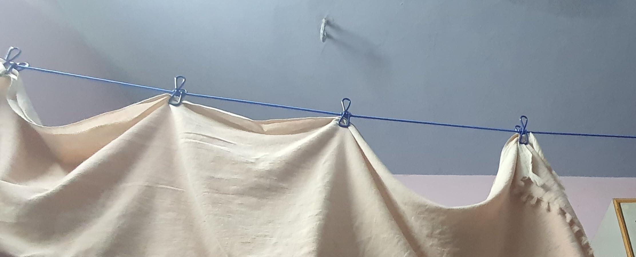 Cloth Drying Rope with Hooks (5 Meter) Infinite Bazaar Store