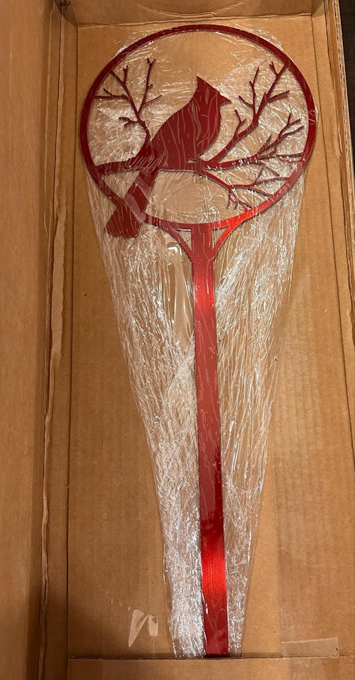 Cardinal Garden Stake