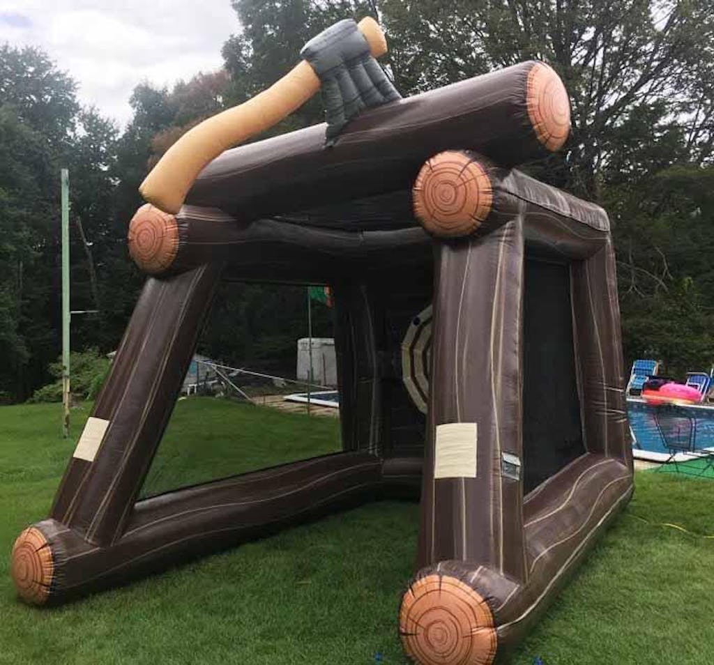 Inflatable Axe Throwing Game For Sale inflatableisland.co