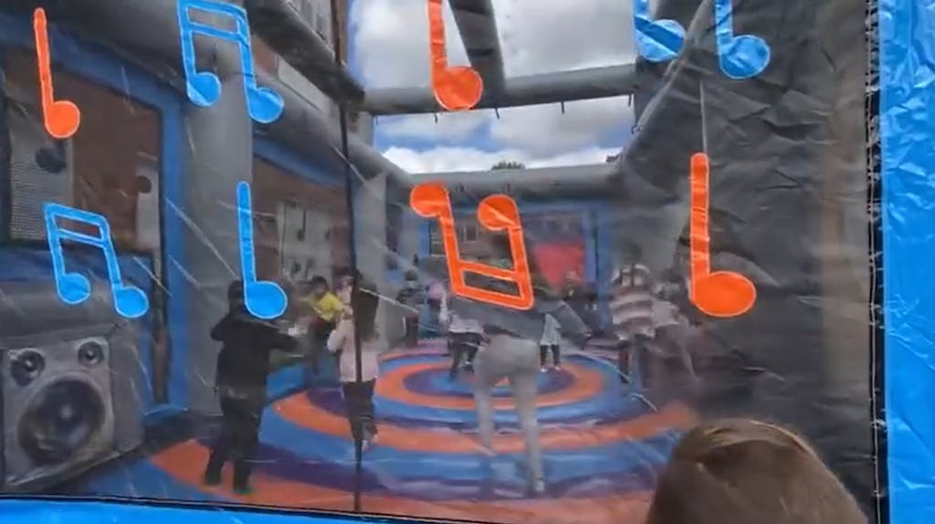 Inflatable Boom Box Bounce House inflatableisland.co