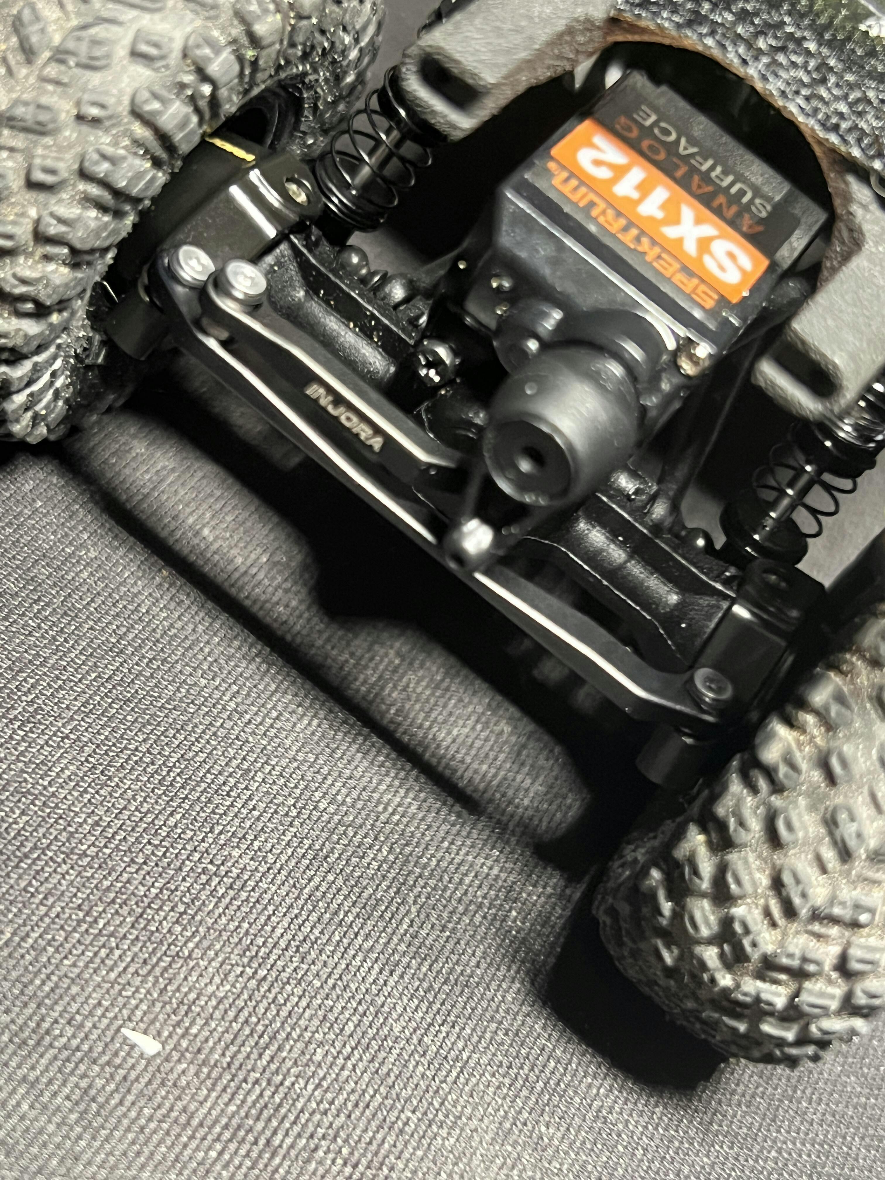 INJORA Aluminum High Clearance Chassis Links for 1/30 Axial SCX30