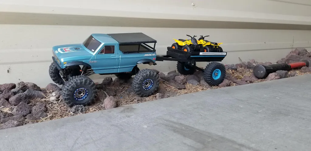 INJORA Carcasa Exterior del Portal Trasero de Latón con Recubrimiento Negro de 45g para Crawler RC 1/18 Redcat Ascent-18 Upgrade