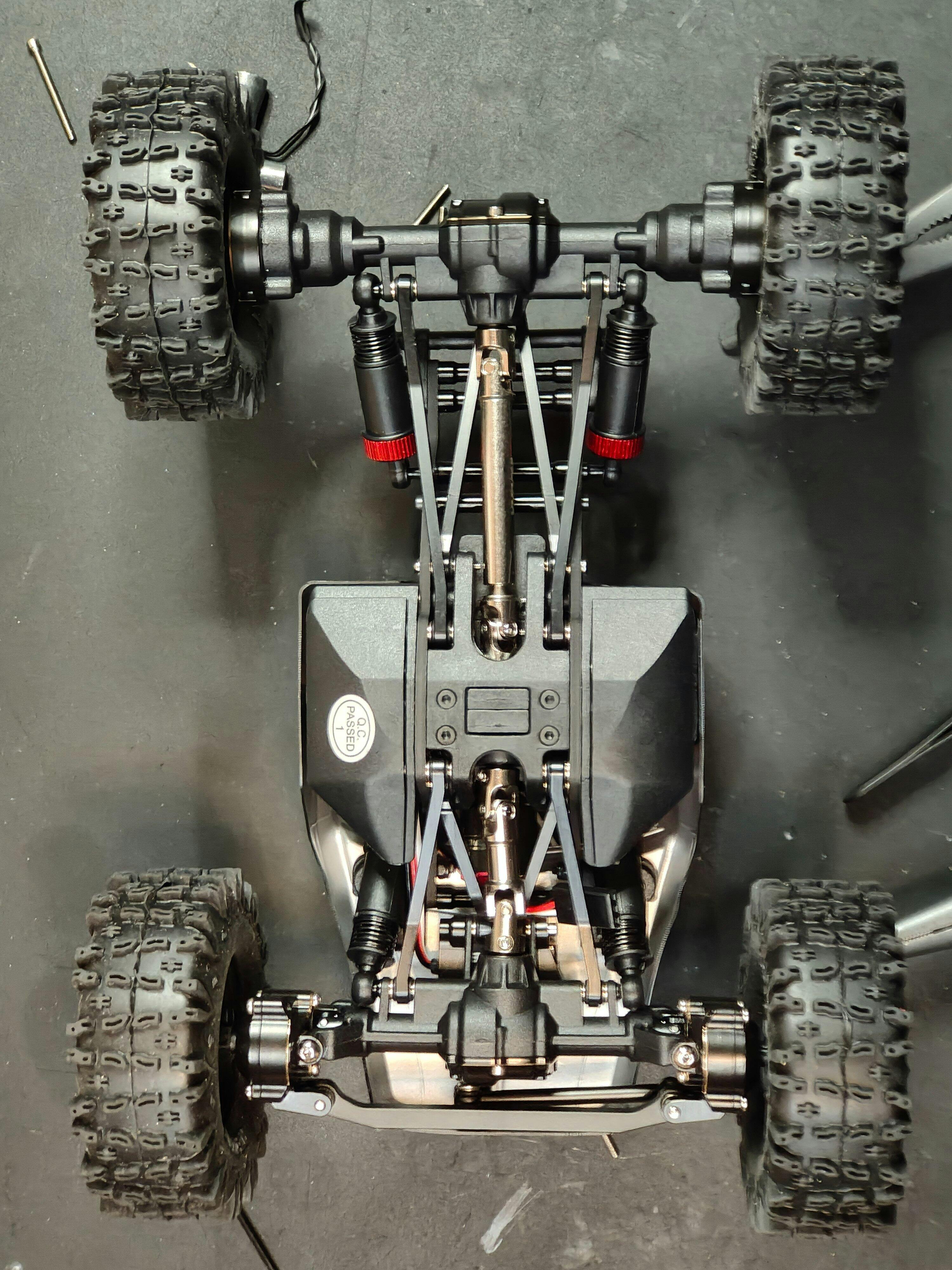 INJORA Black Brass High Clearance Links for 1/18 Redcat Ascent-18 APEX