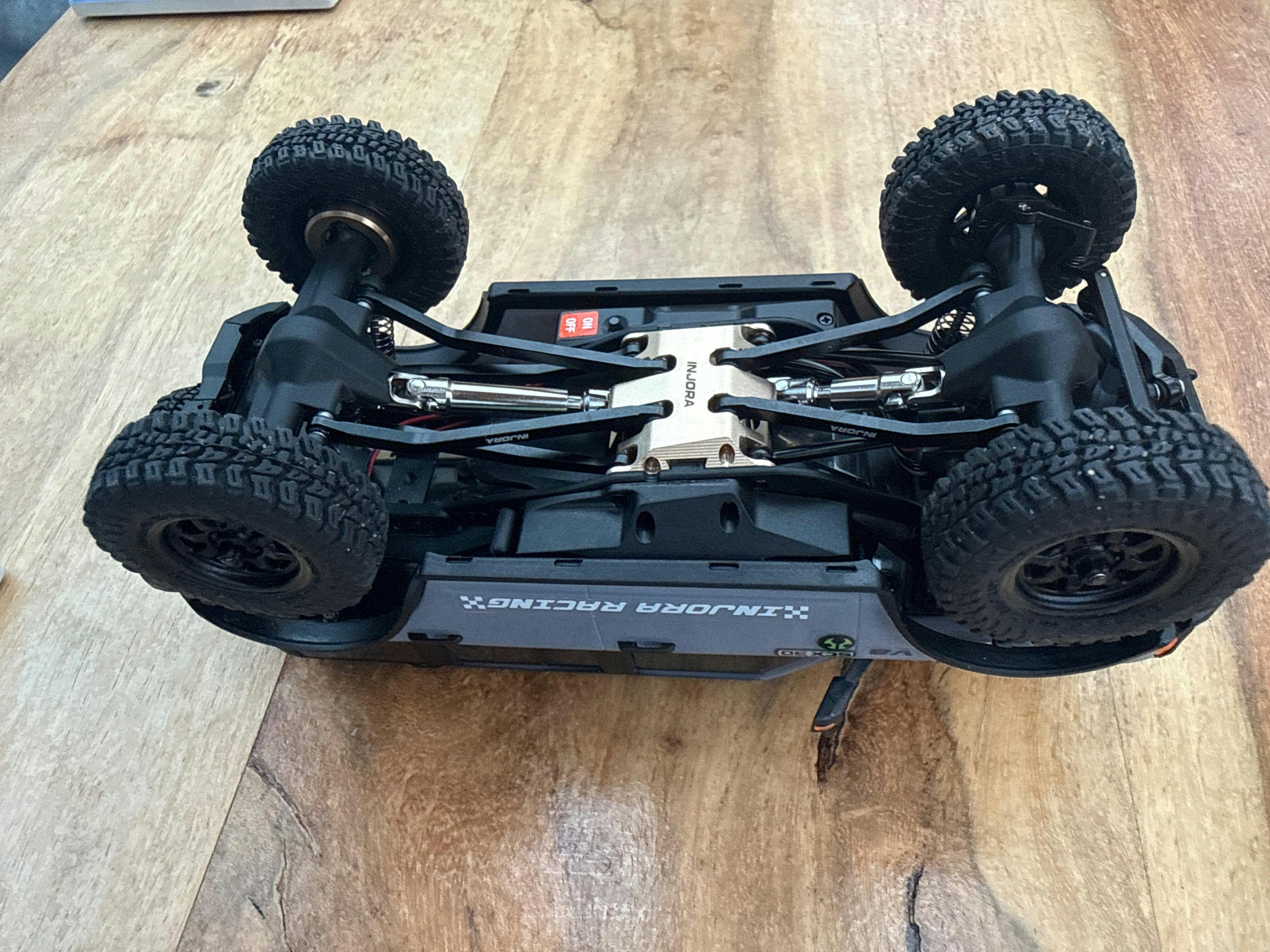 プロアルギナインプラス INJORA Aluminum High Clearance Chassis Links for 1/30 Axial SCX30