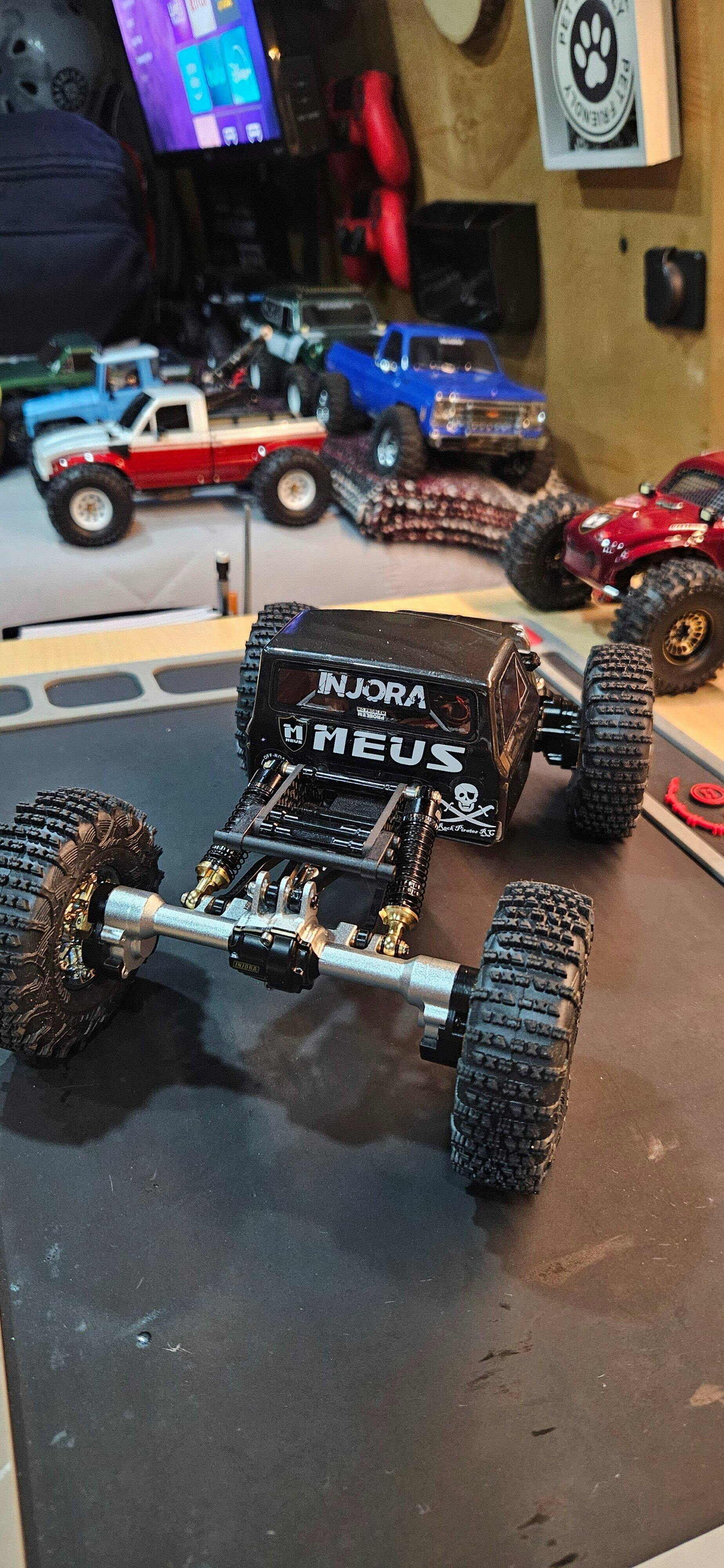 INJORA Aluminum Complete Transmission for 1/18 Redcat Ascent-18 / Asce