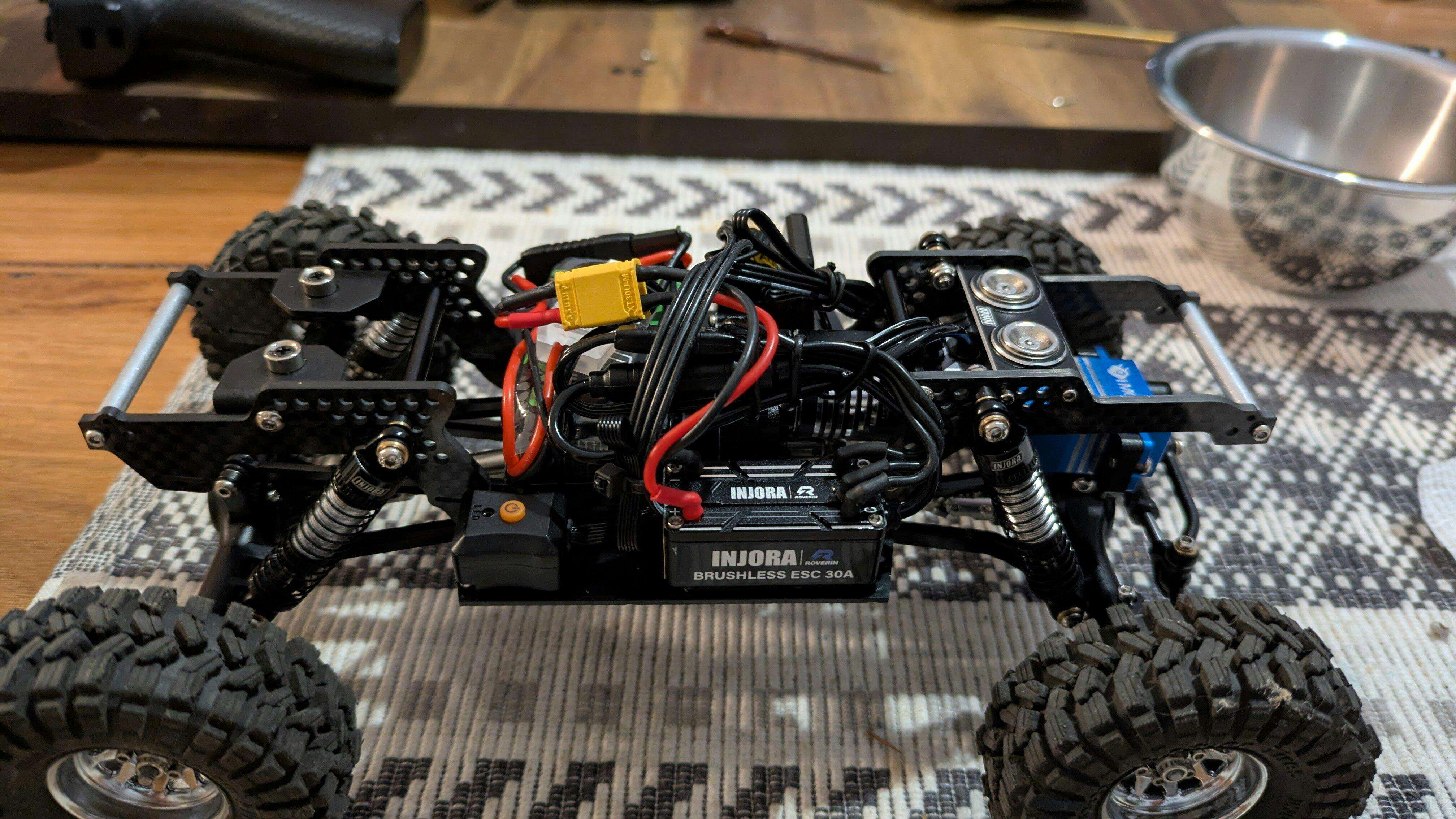 INJORA Roverin M30 G2 FOC Sensored Brushless ESC & Motor for 1/18