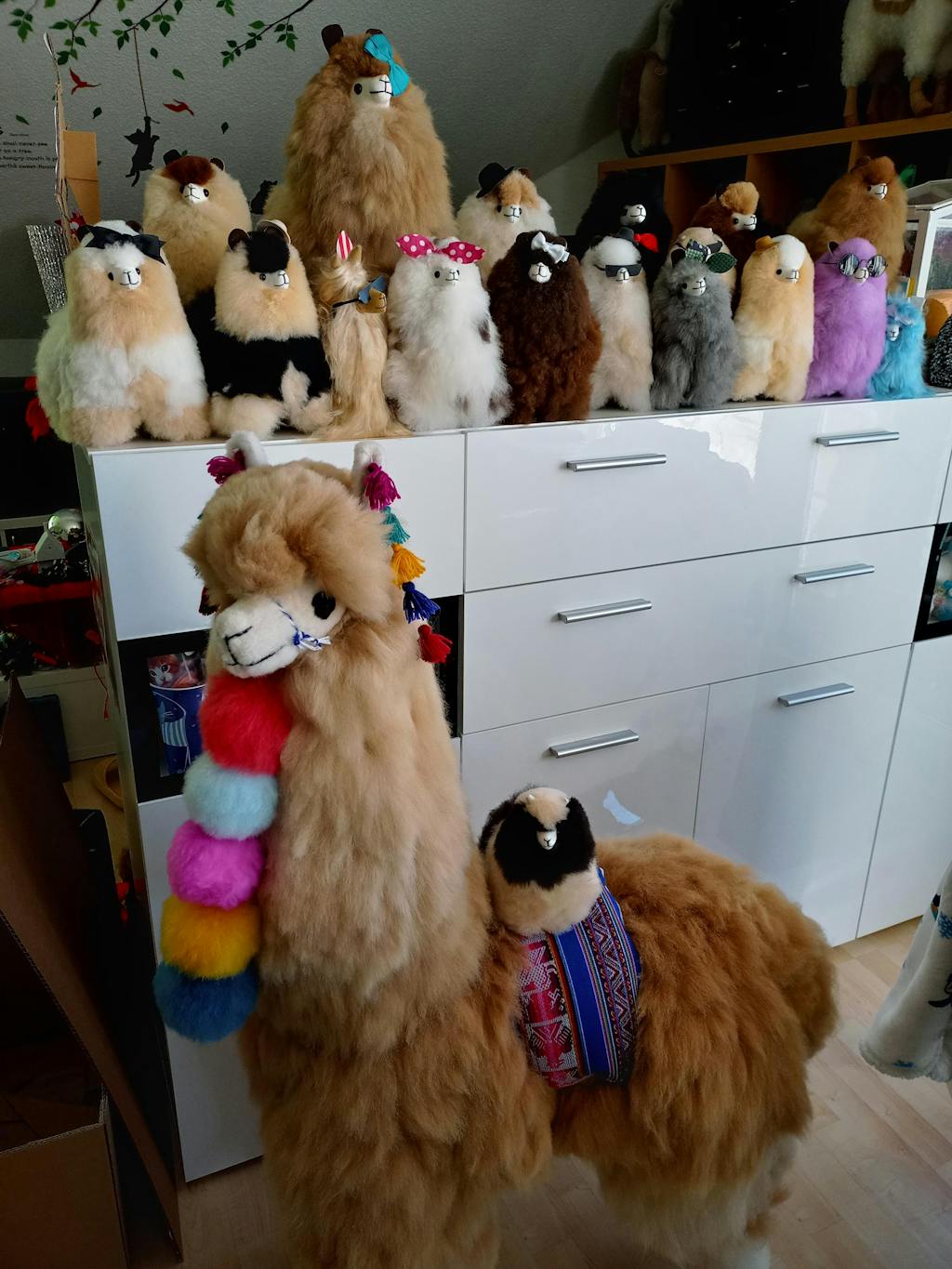 XXL Alpaca Toy Stuffed Animal Lifesize Alpaca Toy