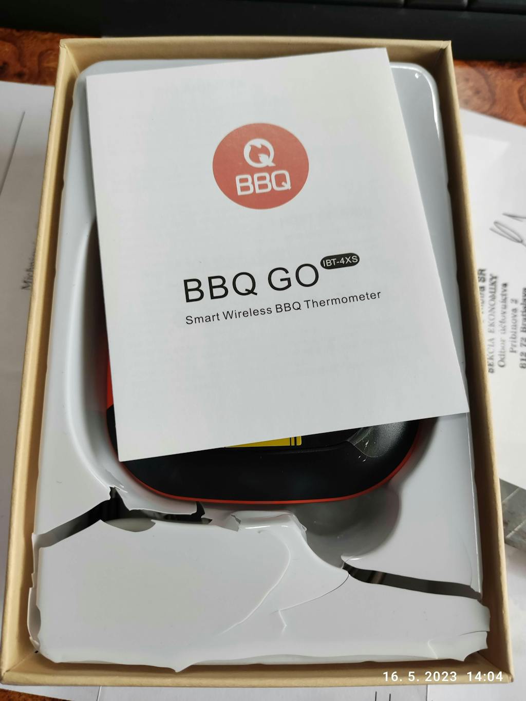 INKBIRD Wireless Bluetooth Grill BBQ Meat Thermometer with 4 Probes IBT4XS