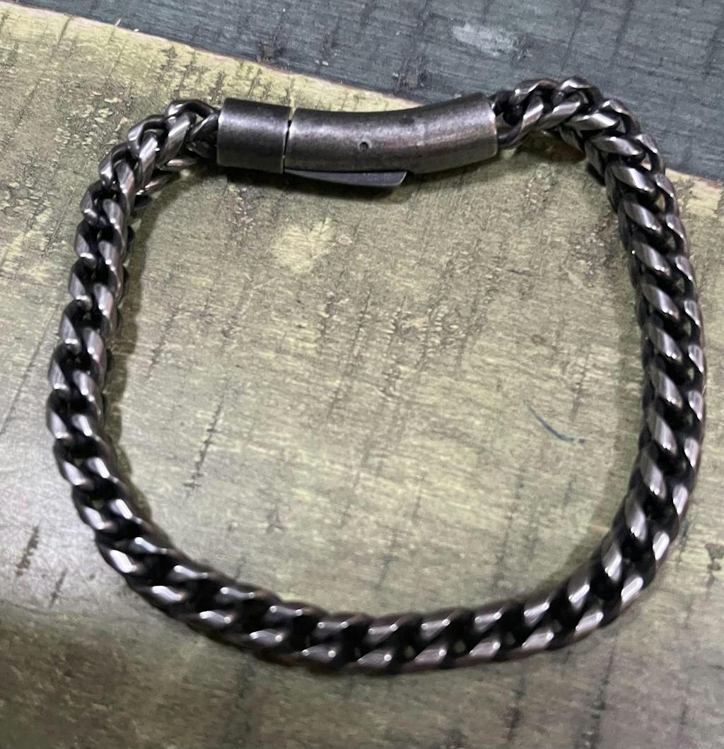 Men's Stainless Steel Cable Bracelet 8 Inch Inked Shop Inked Shop