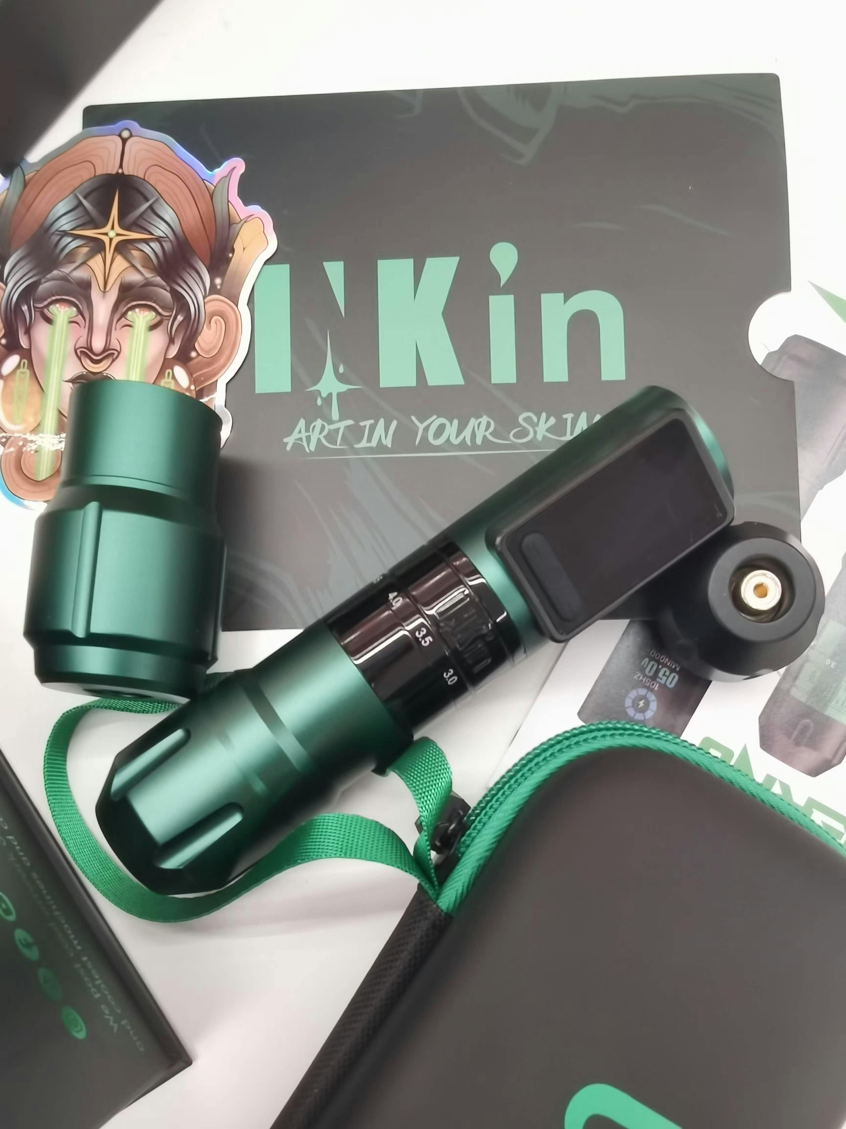 INKin Inferno ワイヤレスタトゥーマシン 調節可能ストローク 2.0mm
