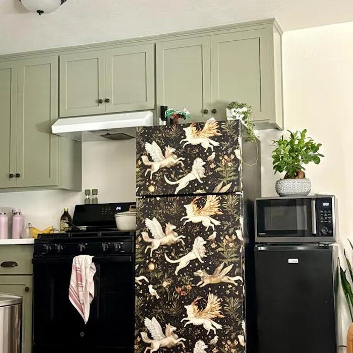 Mythical Creatures Botanicals Wallpaper | Black Magic