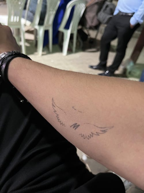 (İsme Özel) Angelet - Yarı Kalıcı Dövme