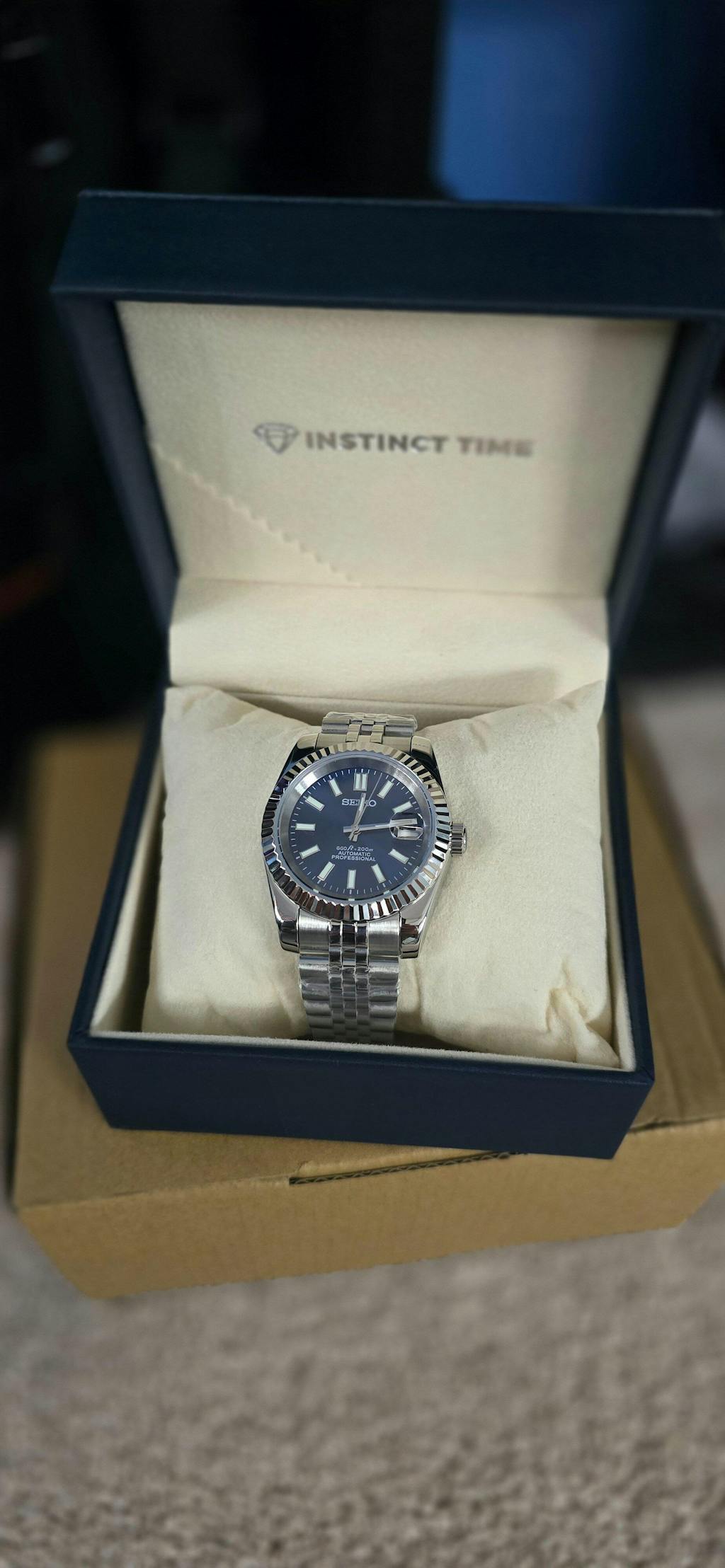 SEIKJUST NAVY BLUE 39MM