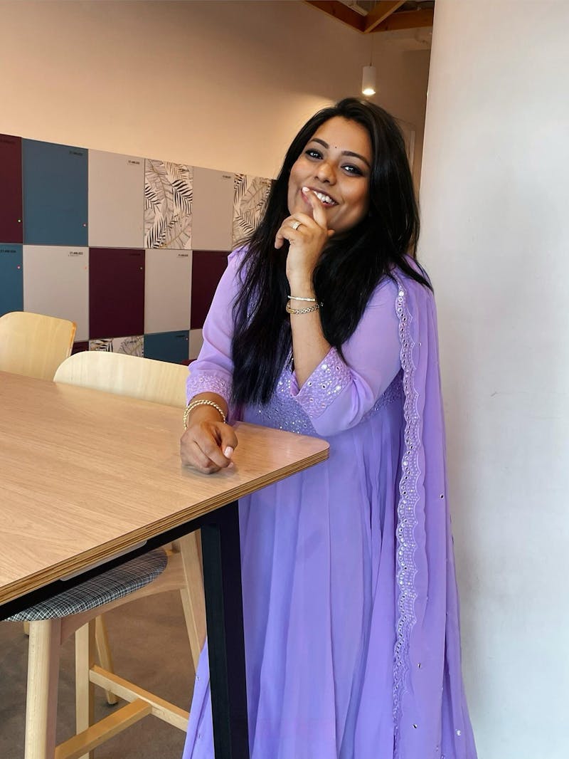Shijina Lavendar (Kurti+Dupatta)