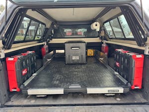 Integral Boxlink Plate (Full) - Super Duty (2017+) - Compatible with Milwaukee Tool Packout Organizers