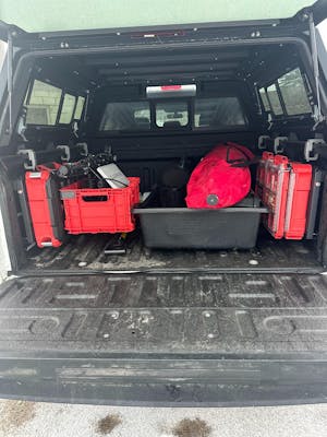 Integral Rails + Tie-down Cleats - Ford F150 & Raptor 2015+ (5.5' Bed Only)