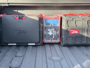 Integral Panel Kit for Bulkhead Rail - Super Duty (2017+) F150/Raptor (2015+) - Compatible with Milwaukee Tool Packout Organizers