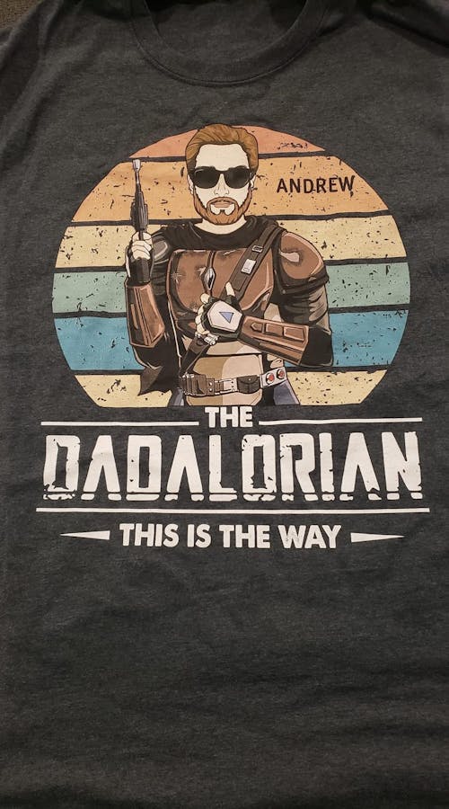 Dadalorian Personalized Shirt For Dad, Daddy Shirt New 2