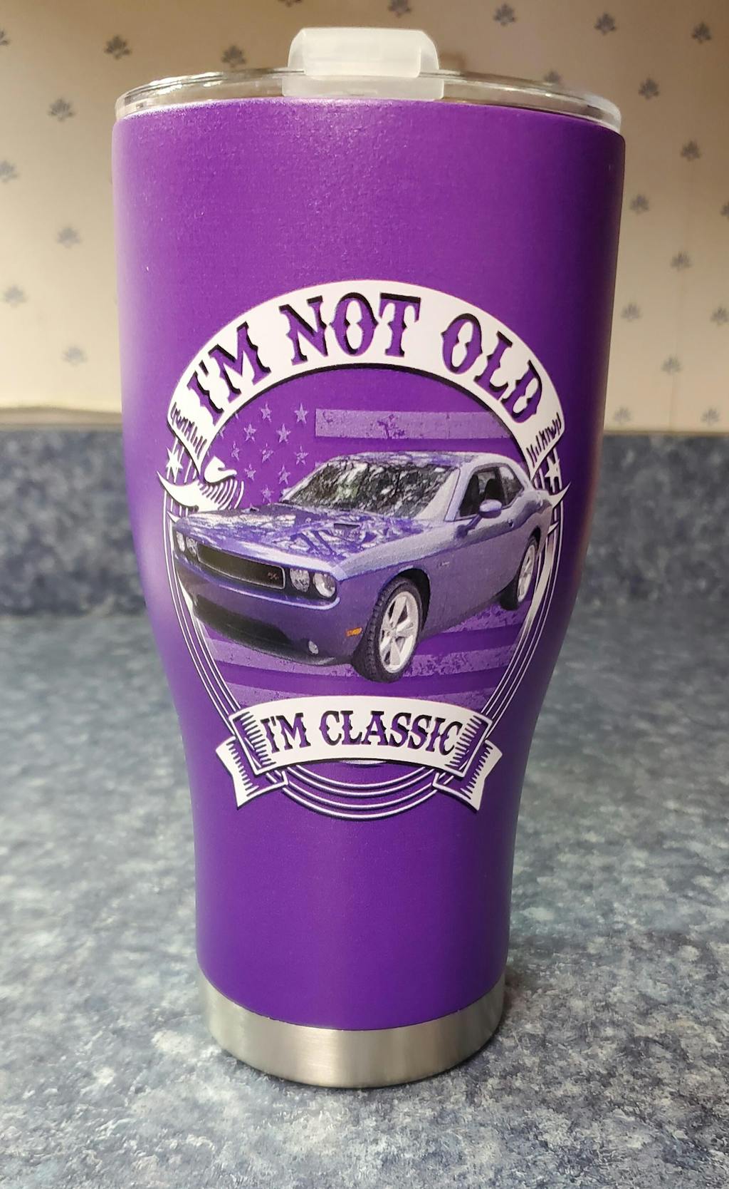 Custom Photo Car Tumbler Gift for Father's Day, Car Lovers A2110