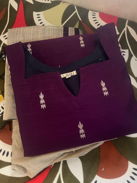 Violet Elegance Salwar Suit