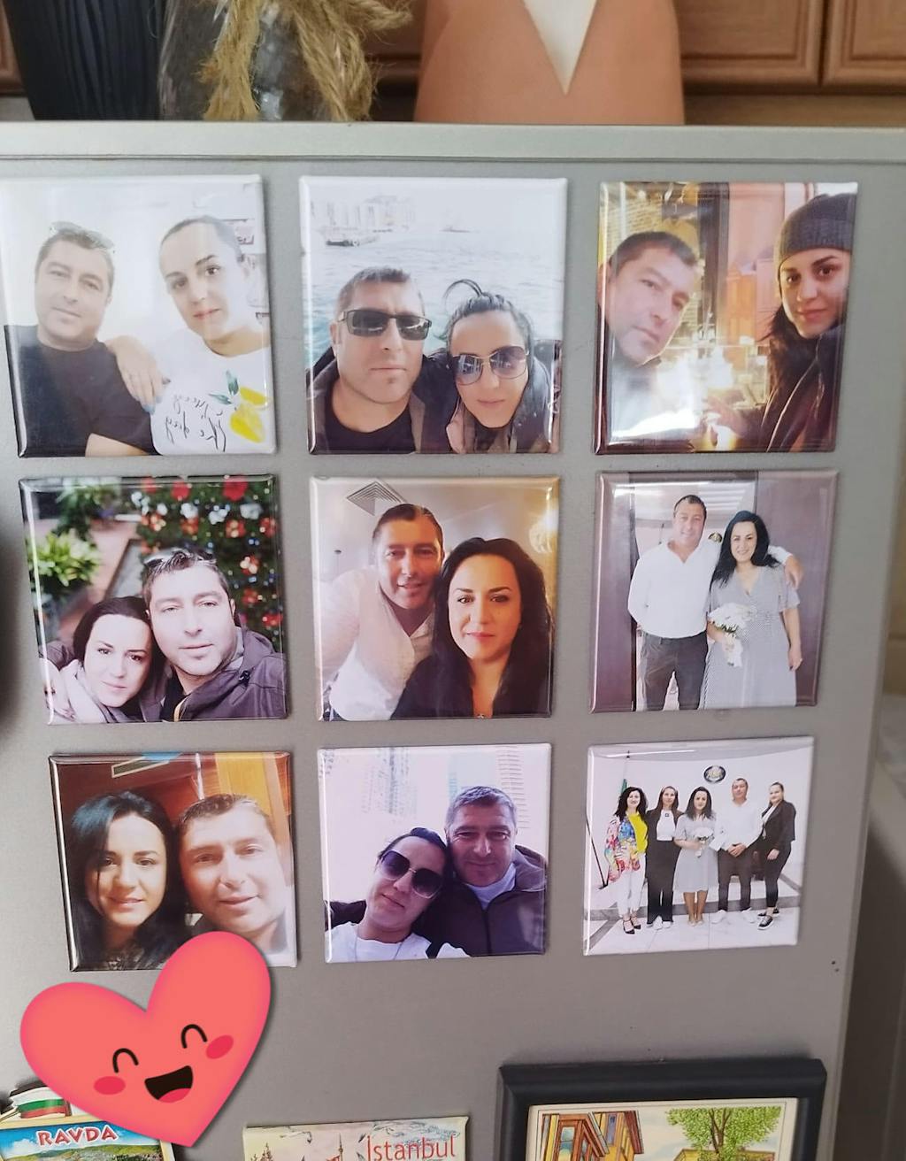 Квадратни магнити със снимки