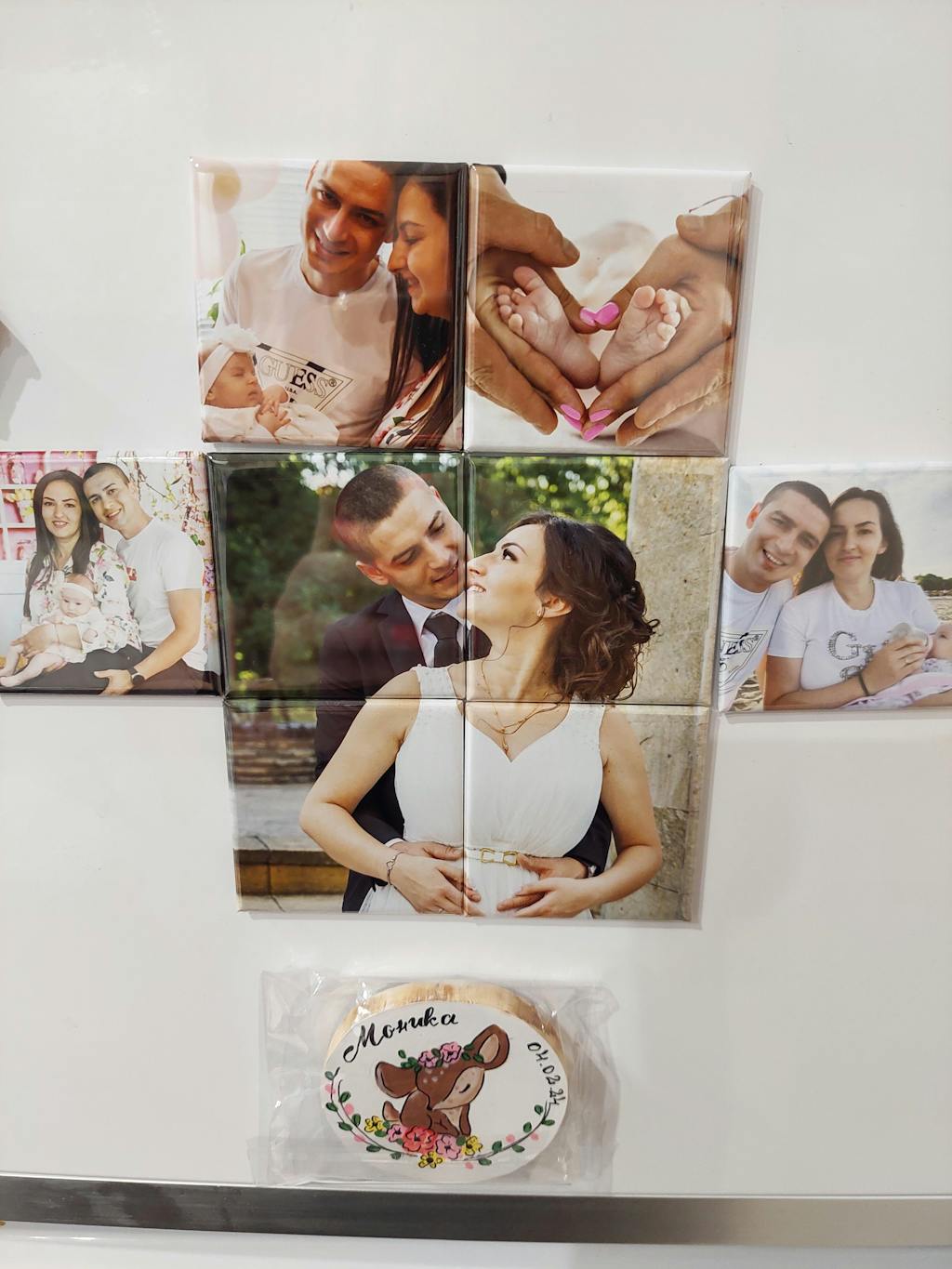 Квадратни магнити със снимки