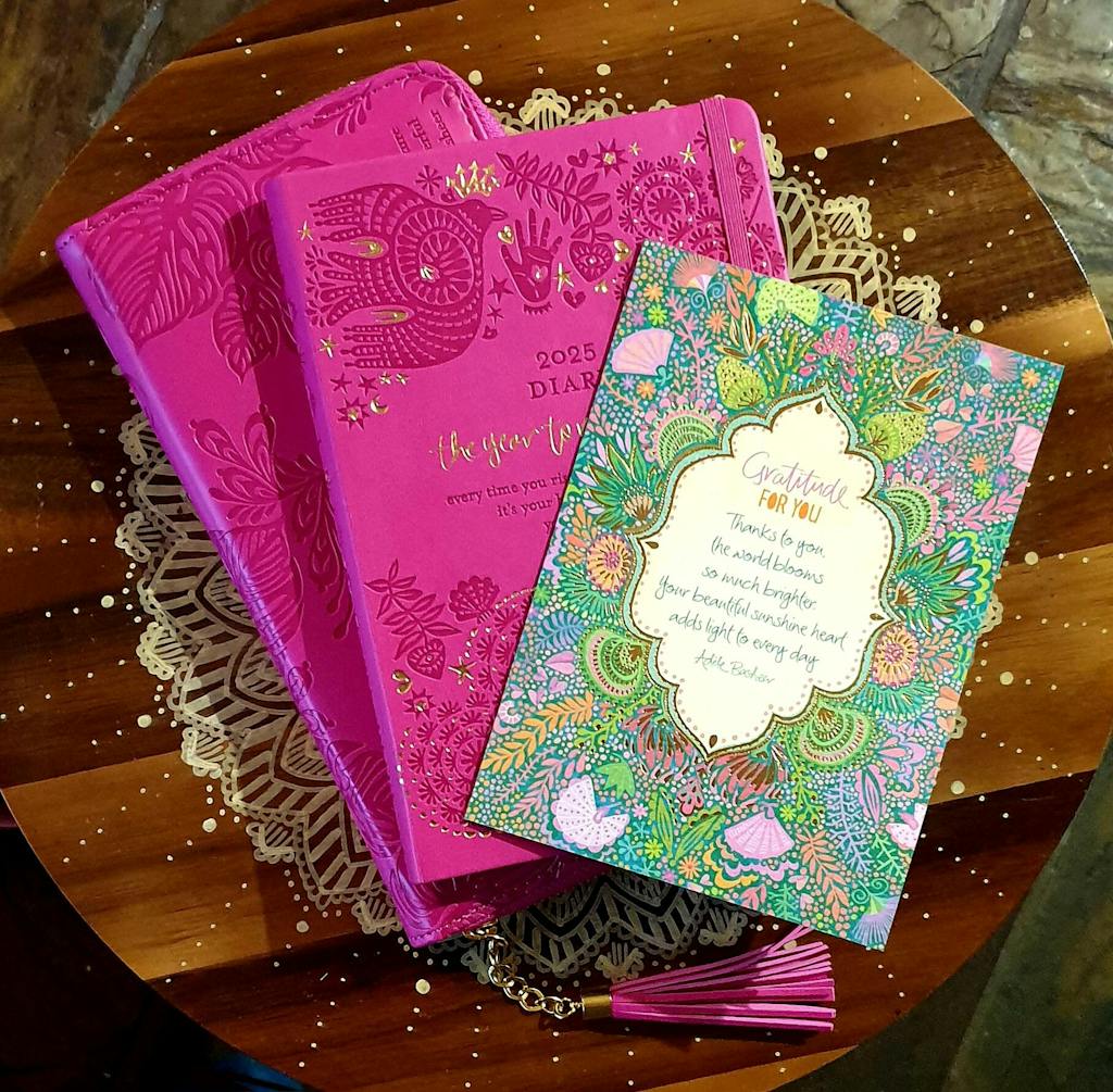 2025 Diary Planner | The Year to Rise Strong - Positively Pink