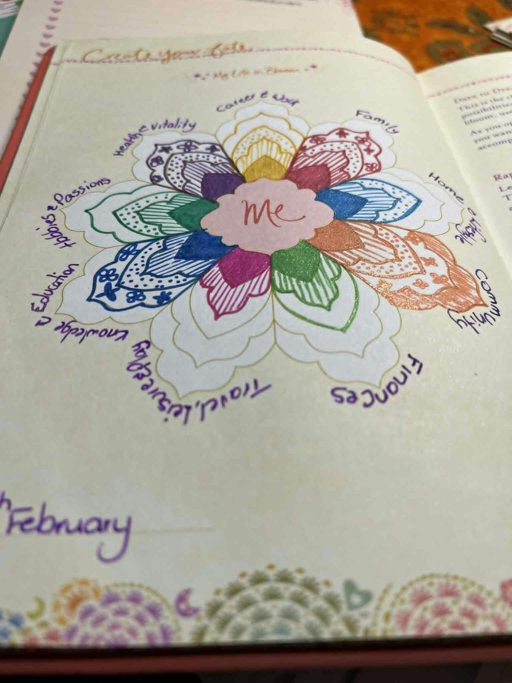 2025 Diary Planner | The Year to Ignite Your Light - Peach