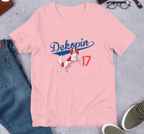 デコピン 犬tシャツ いぬ コーイケルホンディエイラスト 大谷 Dekopin