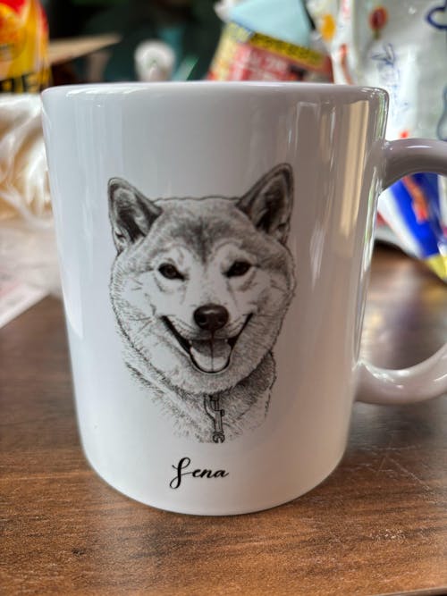 名入れ・写真アート変換｜うちの子マグカップ／inujoy