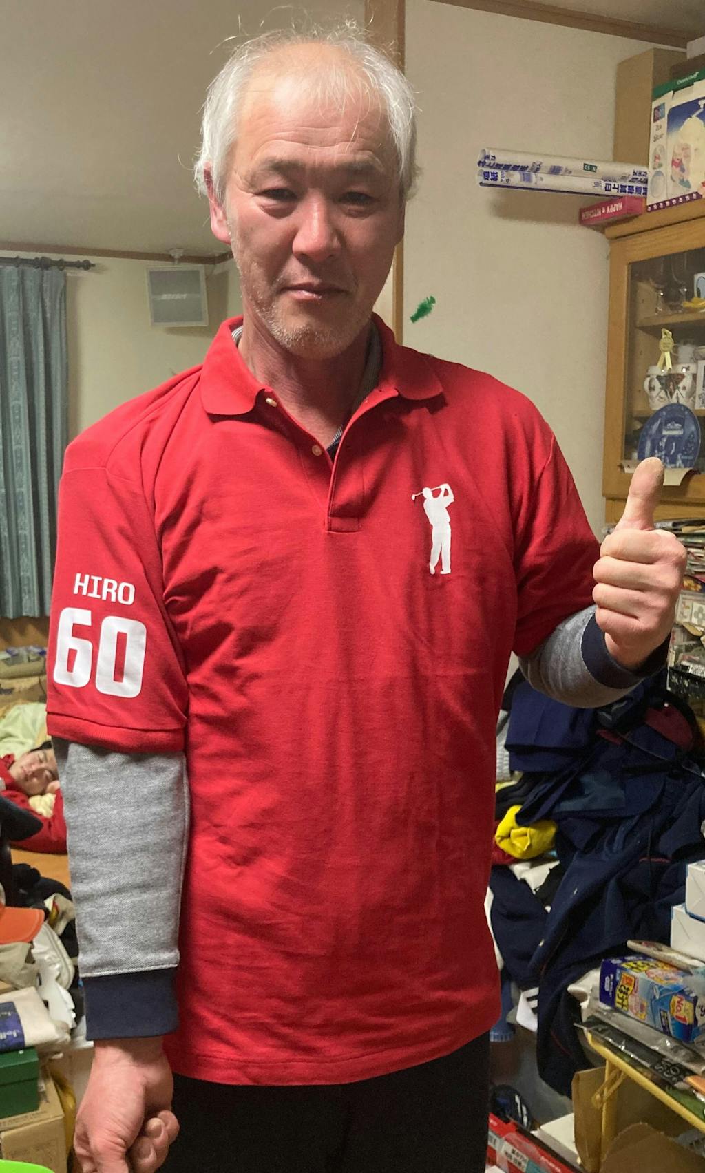 ポロシャツ  |名前＆番号 選べる スポーツ シルエット・ピクトグラム  還暦お祝い 父の日 プレゼント