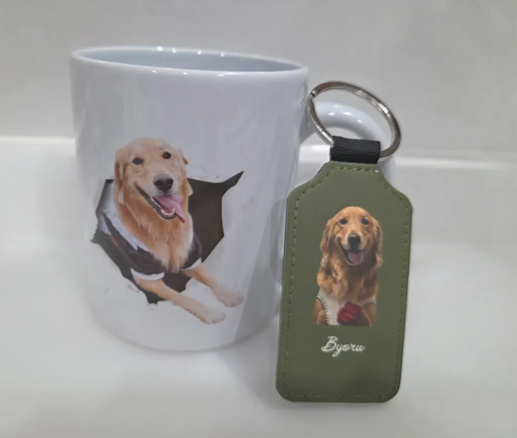 【名入れ対応】ペット写真キーホルダー｜犬・猫オリジナル写真入り｜うちの子グッズ・誕生日ギフトに人気 | Inujoy