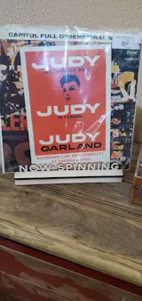 Handcrafted Wooden Vinyl Record Stand - Now Playing & Spinning