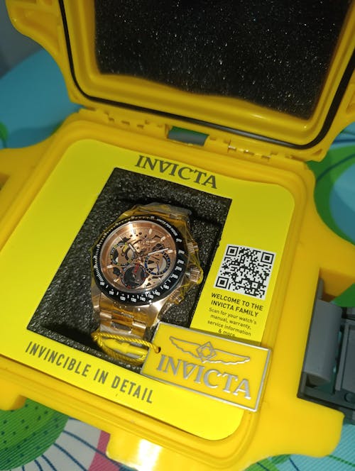 RELOJ  PARA HOMBRE INVICTA SPEEDWAY 50206 - EDICIÓN COLOMBIA ROSE GOLD