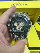 Relógio masculino Invicta Reserve Magnum Tria automático , preto, titânio  37561 - Dular