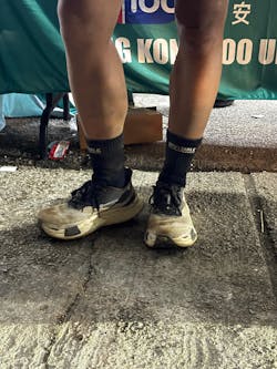 Invisible Merino 5 Toe Performance Lightweight Crew Trail Socks