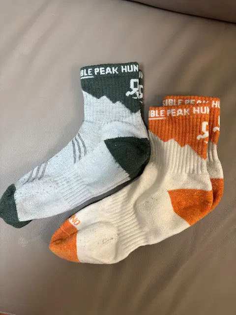 Invisible x The Peak Hunter Merino Targeted Cushion Mid Crew Trail Socks