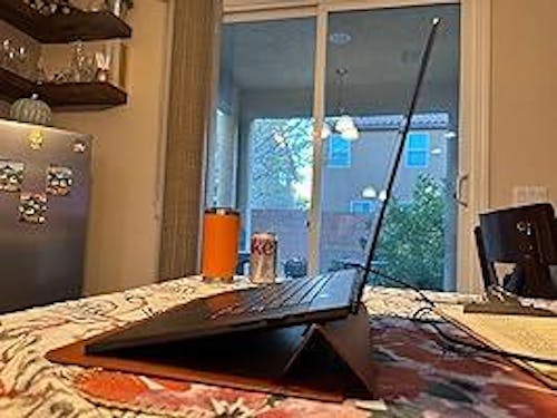 INVZI Vegan Leather MacBook Sleeve and Invisible Stand for MacBook Pro & MacBook Air