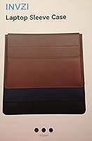 INVZI Vegan Leather MacBook Sleeve and Invisible Stand for MacBook