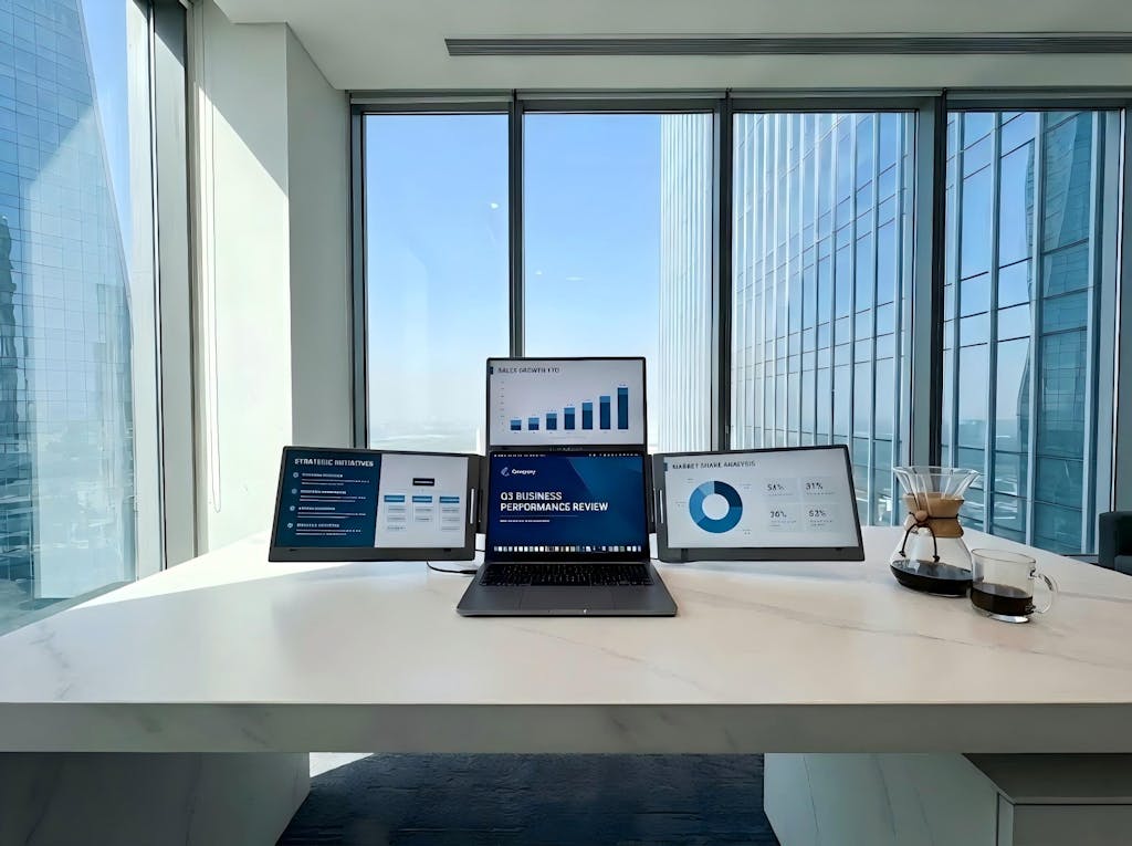 MagHub Quad 16" Portable Screen Extender