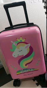 iPlay, iLearn Unicorn Kids Rolling Luggage Set Girls Carry on Suitcase –  iPlay iLearn Toys