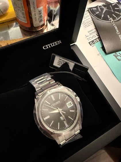 Citizen Micro 3.5 (MILITIA) 新品未開封 X-Wing and TIE Fighter Black Dial Leather Strap AW1738-05W