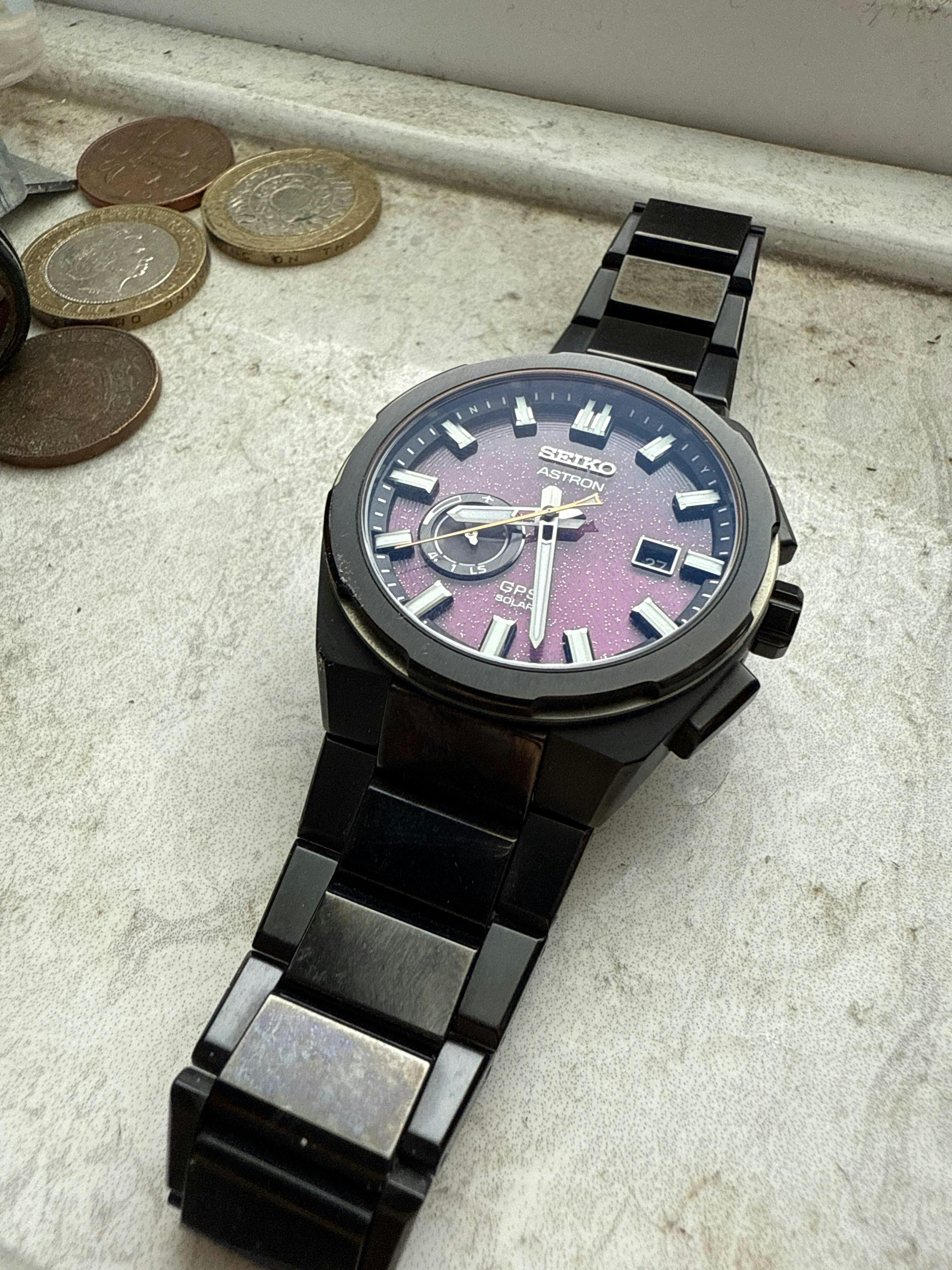 Seiko Astron titanium solar radio SBXD029 men's watch – IPPO